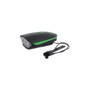 Lanternă+claxon pentru bicicletă,  cu încărcare USB